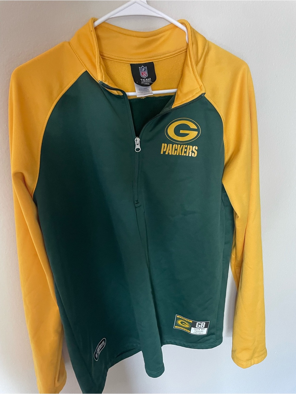 NFL Green & Yellow Packers Men’s Zip Jacket